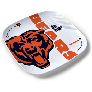 image:imageYouTheFan OfficiallyLicensed NFL Large Party Plate  1025 x 1025  100 Melamine Dishwasher Safe BPA Free  Fan Gift for Snacks appetizers and FoodChicago Bears