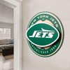 image:imageYouTheFan NFL 3D Circle Backer Wall Art precisioncrafted multiple layers create striking depth readytohang officially licensed and visually stands outNew York Jets