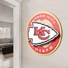 image:imageYouTheFan NFL 3D Circle Backer Wall Art precisioncrafted multiple layers create striking depth readytohang officially licensed and visually stands outKansas City Chiefs