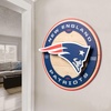 image:imageYouTheFan NFL 3D Circle Backer Wall Art precisioncrafted multiple layers create striking depth readytohang officially licensed and visually stands outNew England Patriots