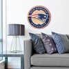 image:imageYouTheFan NFL 3D Circle Backer Wall Art precisioncrafted multiple layers create striking depth readytohang officially licensed and visually stands outNew England Patriots
