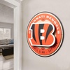 image:imageYouTheFan NFL 3D Circle Backer Wall Art precisioncrafted multiple layers create striking depth readytohang officially licensed and visually stands outCincinnati Bengals