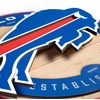 image:imageYouTheFan NFL 3D Circle Backer Wall Art precisioncrafted multiple layers create striking depth readytohang officially licensed and visually stands outBuffalo Bills