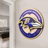 image:imageYouTheFan NFL 3D Circle Backer Wall Art precisioncrafted multiple layers create striking depth readytohang officially licensed and visually stands outBaltimore Ravens