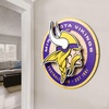 image:imageYouTheFan NFL 3D Circle Backer Wall Art precisioncrafted multiple layers create striking depth readytohang officially licensed and visually stands outMinnesota Vikings