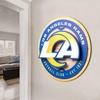 image:imageYouTheFan NFL 3D Circle Backer Wall Art precisioncrafted multiple layers create striking depth readytohang officially licensed and visually stands outLos Angeles Rams