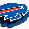 image:imageYouTheFan NFL 3D DieCut Wall Art precisioncrafted and lasercut in the exact shape of your teams logo multiple layers create striking depth readytohang and officially licensedBuffalo Bills
