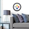 image:imageYouTheFan NFL 3D DieCut Wall Art precisioncrafted and lasercut in the exact shape of your teams logo multiple layers create striking depth readytohang and officially licensedPittsburgh Steelers