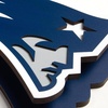 image:imageYouTheFan NFL 3D DieCut Wall Art precisioncrafted and lasercut in the exact shape of your teams logo multiple layers create striking depth readytohang and officially licensedNew England Patriots
