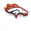 image:imageYouTheFan NFL 3D DieCut Wall Art precisioncrafted and lasercut in the exact shape of your teams logo multiple layers create striking depth readytohang and officially licensedDenver Broncos