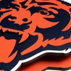 image:imageYouTheFan NFL 3D DieCut Wall Art precisioncrafted and lasercut in the exact shape of your teams logo multiple layers create striking depth readytohang and officially licensedChicago Bears