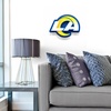 image:imageYouTheFan NFL 3D DieCut Wall Art precisioncrafted and lasercut in the exact shape of your teams logo multiple layers create striking depth readytohang and officially licensedLos Angeles Rams
