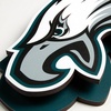 image:imageYouTheFan NFL 3D DieCut Wall Art precisioncrafted and lasercut in the exact shape of your teams logo multiple layers create striking depth readytohang and officially licensedPhiladelphia Eagles