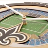 image:imageYouTheFan NFL Arizona Cardinals 3D StadiumView ClockNew Orleans Saints