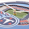 image:imageYouTheFan NFL Arizona Cardinals 3D StadiumView ClockTennessee Titans