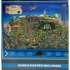 image:imageYouTheFan NFL Carolina Panthers Joe Journeyman NFL Puzzle amp Bonus Poster Team Colors 15 X 20