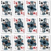 image:imageYouTheFan NFL OfficiallyLicensed Playing Cards  Original Artwork on All face Cards and Jokers  Teams Official Colors  Quality Linen Texture  Designed in The USACarolina Panthers