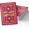 image:imageYouTheFan NFL OfficiallyLicensed Playing Cards  Original Artwork on All face Cards and Jokers  Teams Official Colors  Quality Linen Texture  Designed in The USASan Francisco 49ers
