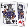 image:imageYouTheFan NFL OfficiallyLicensed Playing Cards  Original Artwork on All face Cards and Jokers  Teams Official Colors  Quality Linen Texture  Designed in The USABaltimore Ravens