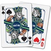 image:imageYouTheFan NFL OfficiallyLicensed Playing Cards  Original Artwork on All face Cards and Jokers  Teams Official Colors  Quality Linen Texture  Designed in The USASeattle Seahawks