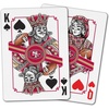 image:imageYouTheFan NFL OfficiallyLicensed Playing Cards  Original Artwork on All face Cards and Jokers  Teams Official Colors  Quality Linen Texture  Designed in The USASan Francisco 49ers