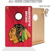 image:imageYouTheFan NHL 2 x 3 Wood Cornhole Game with Logo BagsChicago Blackhawks
