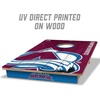 image:imageYouTheFan NHL 2 x 3 Wood Cornhole Game with Logo BagsColorado Avalanche