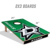 image:imageYouTheFan NHL 2 x 3 Wood Cornhole Game with Logo BagsDallas Stars