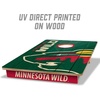 image:imageYouTheFan NHL 2 x 3 Wood Cornhole Game with Logo BagsMinnesota Wild