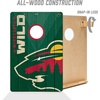 image:imageYouTheFan NHL 2 x 3 Wood Cornhole Game with Logo BagsMinnesota Wild