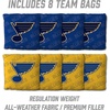 image:imageYouTheFan NHL 2 x 3 Wood Cornhole Game with Logo BagsSt Louis Blues