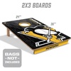 image:imageYouTheFan NHL 2 x 3 Wood Cornhole GamePittsburgh Penguins