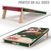 image:imageYouTheFan NHL 2 x 4 Professional Wood Cornhole Game with Logo BagsTeam Colors