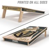 image:imageYouTheFan NHL 2 x 4 Professional Wood Cornhole Game with Logo BagsTeam Colors