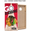 image:imageYouTheFan NHL 2 x 4 Professional Wood Cornhole Game with Logo BagsTeam Colors