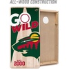 image:imageYouTheFan NHL 2 x 4 Professional Wood Cornhole Game with Logo BagsTeam Colors