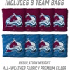 image:imageYouTheFan NHL 2 x 4 Professional Wood Cornhole Game with Logo BagsTeam Colors