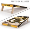 image:imageYouTheFan NHL 2 x 4 Professional Wood Cornhole Game with Logo BagsTeam Colors