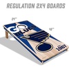 image:imageYouTheFan NHL 2 x 4 Professional Wood Cornhole Game with Logo BagsTeam Colors