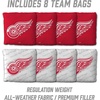 image:imageYouTheFan NHL 2 x 4 Professional Wood Cornhole Game with Logo BagsTeam Colors