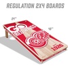 image:imageYouTheFan NHL 2 x 4 Professional Wood Cornhole Game with Logo BagsTeam Colors