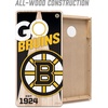 image:imageYouTheFan NHL 2 x 4 Professional Wood Cornhole Game with Logo BagsTeam Colors
