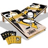 image:imageYouTheFan NHL 2 x 4 Professional Wood Cornhole Game with Logo BagsTeam Colors