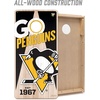image:imageYouTheFan NHL 2 x 4 Professional Wood Cornhole GameTeam Colors