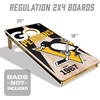 image:imageYouTheFan NHL 2 x 4 Professional Wood Cornhole GameTeam Colors