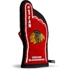 image:imageYouTheFan NHL OfficiallyLicensed Oven Mitt  Heat Resistant 100 Cotton Patented Design Perfect for Indoors or Outdoors on The Grill  Official Team Colors and LogoChicago Blackhawks