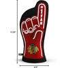 image:imageYouTheFan NHL OfficiallyLicensed Oven Mitt  Heat Resistant 100 Cotton Patented Design Perfect for Indoors or Outdoors on The Grill  Official Team Colors and LogoChicago Blackhawks