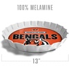 image:imageYouTheFan OfficiallyLicensed NFL Bottlecap Serving Tray  13 x 13  Bottle Cap Shaped Tray  100 Melamine Dishwasher Safe BPA Free  Great Fan GiftCincinnati Bengals