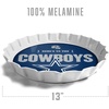 image:imageYouTheFan OfficiallyLicensed NFL Bottlecap Serving Tray  13 x 13  Bottle Cap Shaped Tray  100 Melamine Dishwasher Safe BPA Free  Great Fan GiftDallas Cowboys
