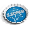 image:imageYouTheFan OfficiallyLicensed NFL Bottlecap Serving Tray  13 x 13  Bottle Cap Shaped Tray  100 Melamine Dishwasher Safe BPA Free  Great Fan GiftDetroit Lions
